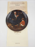 10017 - C - Vintage Collector's Plate - "The Tycoon" - by Norman Rockwell - 1982 -  Box 31