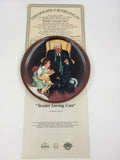10019 - C - Vintage Collector's Plate - "Tender Loving Care" - by Norman Rockwell - 1988 - Box 31