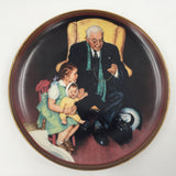 10019 - C - Vintage Collector's Plate - "Tender Loving Care" - by Norman Rockwell - 1988 - Box 31