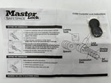 10668 - O - Master SafeSpace Computer Lock - in Original Box - Set Your Own Combination - Box 20