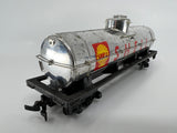 10781 - T - HO Gauge / Scale - Shell Tanker Train Car - Tyco - Weathered Look at No Additional Charge - Good Used Condition - Box 9