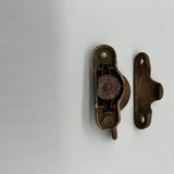 9792 - V - Vintage Antique Brass Sash Locks - 2 1/2" - For use with Double-hung or Slider Windows - Box 6