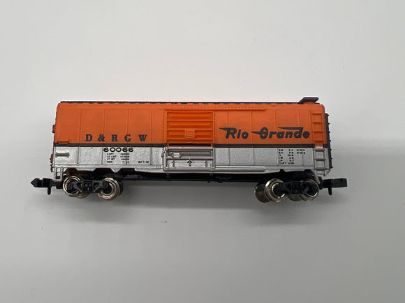 10698 - T - N-Gauge Box Car - Rio Grande - D&RGW 60066 - Box 9