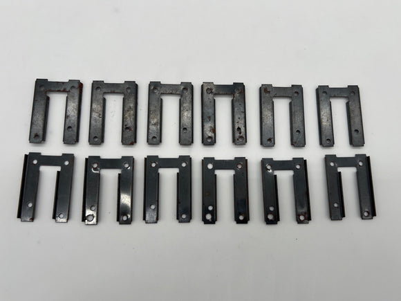 10790 - T - Lionel - Cat. 110 - Trestle Clips - 1-Package of 12 - 1-Package of 9 - Metal - Used GC