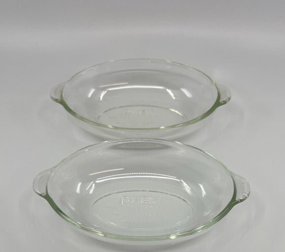 10120A - H - Pyrex 328 1-Cup 250ml Set of 2 Baking Bowls - Clear Glass - Box 42