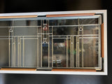 259E - AS - Frank Lloyd Wright - Style Leaded Beveled IG glass