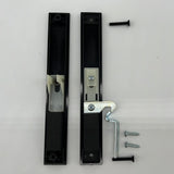 9898 - AS - Sliding Patio Door Screen Handle & Lock Latch - Plastic - Black - Box 1