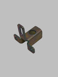 10100 - AS - Lock Bar Keeper - Gliding Patio Door Wall - Brass Metal - Box# 8