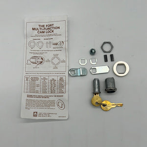 10982 - H - The Fort Multi-Function Single Bitted Cam Lock - New in Package - Box 8