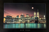 8627 - A - Litho - "Reflections" - New York City With the Twin Towers as a Perfect Centerpiece -  - Litho BV292 - 1998