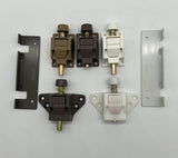 9855 - AS - Patio Door Ventilating Night Latch - "Foot Lock" - Terratone Color - Box 1