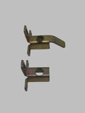 10100 - AS - Lock Bar Keeper - Gliding Patio Door Wall - Brass Metal - Box# 8
