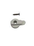9898A - AS - Andersen and Sunrise Patio Door Screen Lock Latch - PVC - White - Box 1A