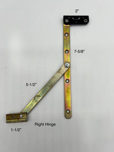 9389A - AS - Truth Casement Window Concealed Hinges Slide Arm - Right or Left Hinge Used - Box 5