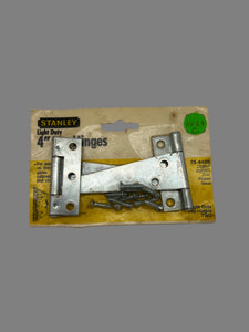 11023C - AS - Stanley 4" Tee Metal Hinges - 2-Pcs - Box 10