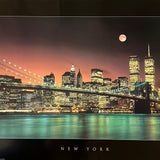 8627 - A - Litho - "Reflections" - New York City With the Twin Towers as a Perfect Centerpiece -  - Litho BV292 - 1998