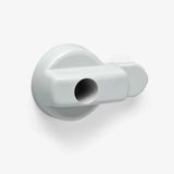 9898A - AS - Andersen and Sunrise Patio Door Screen Lock Latch - PVC - White - Box 1A