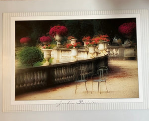 8790 - A - Litho - Garden Image - PHL591 - Jardin Parisien - 36" x 24"