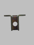 10100 - AS - Lock Bar Keeper - Gliding Patio Door Wall - Brass Metal - Box# 8
