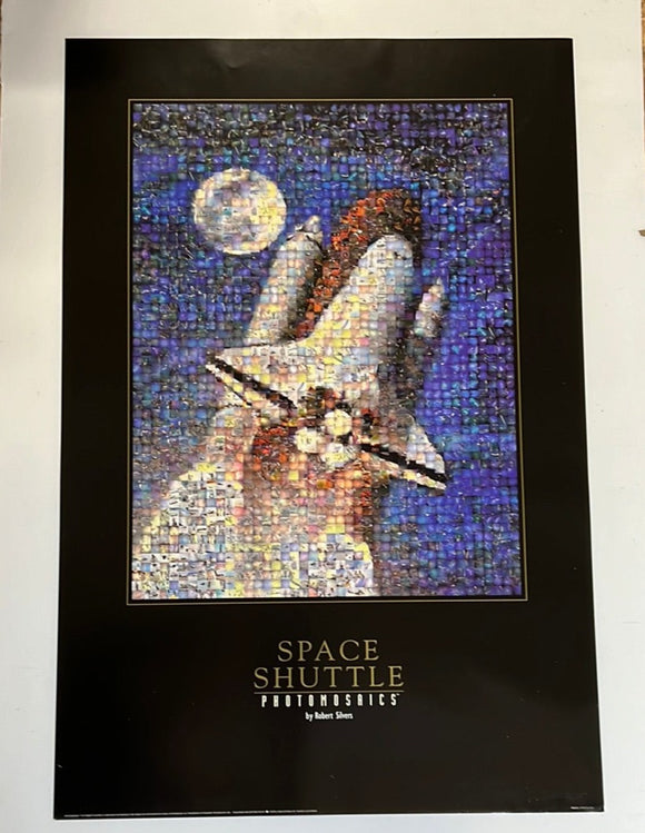 8774 - A - Litho - Space Shuttle - Photomosiac -Robert Silvers - PHL575 - 1988