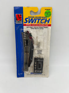 10672 - T - N-Gauge - 5” Left-hand New - Crossing Switch - Great for Tight Layouts and Limited Spaces or Just a Track Plan - Box 9