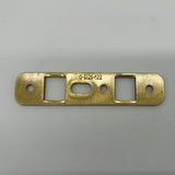 10356 - AS - Gliding Patio Door Striker Plate - Brass - 0-5125-622 - Box 7