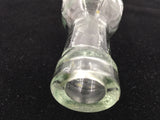 10072 - H - Tall Glass Bottle - Short Neck - Wavey Glass - Box 42