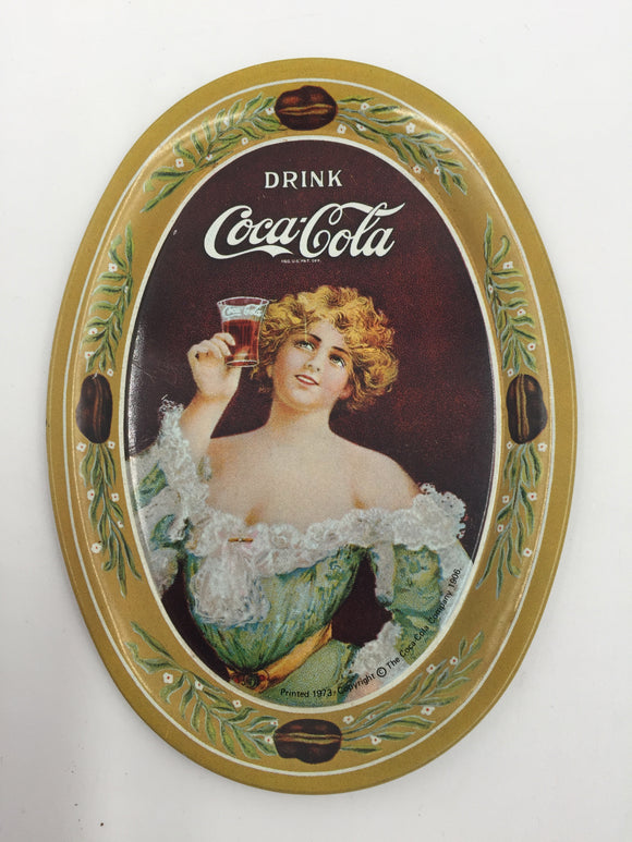 10090 - C - Miniature Coca-Cola Tray - Printed 1973 - The Coca-Cola Company 1906 - Box 24