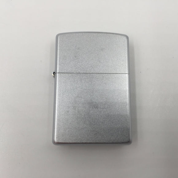 10095 - H - ZIPPO - Brushed Chrome Lighter - Windproof - Made in USA - VGC - Box 34