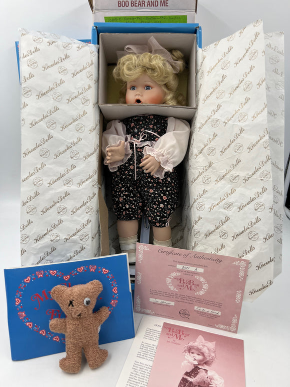 10109 - C - Porcelain Doll - BooBear and Me - My Closet Friend Collection - In Original Box - B0x 30