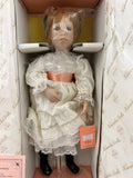 10114 - C - Porcelain Doll - Polly - First Issue - Limited Edition - 1990 - In Original Box  - Box 30