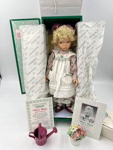 10117 - C - Porcelain Doll - Mary, Mary, Quite Contrary - First Issue 1990 - Limited Edition - In Original Box. - Box 31