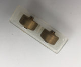 10146 - AS - Sliding Window Rollers - Set of 4 - Brass Rollers with High Impact Plastic Housing - Box 8