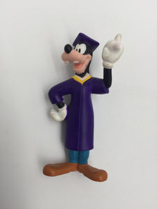 10175 - C - Vintage Goofy Graduate (PVC) Figure - Purple Cap & Gown - Box 34