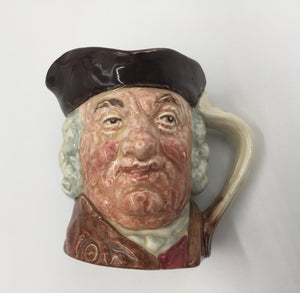 10225 - C - Vintage Royal Doulton Toby Jug - Sam Johnson - Very Rare "A" - Made in England - Box 24