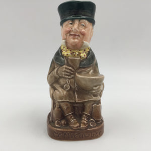 10237 - C - Vintage Royal Doulton Character Jug - Mr. Micawber - Dickens Series - "A" - Issued 1948-1960 - Box 24