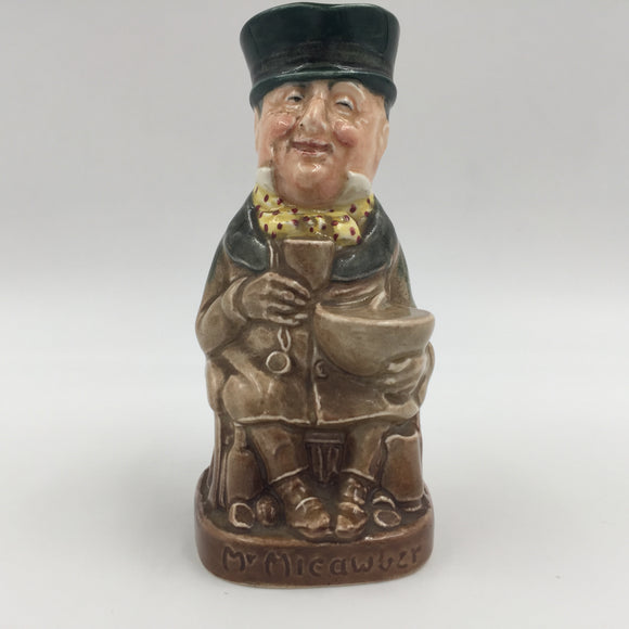 10237 - C - Vintage Royal Doulton Character Jug - Mr. Micawber - Dickens Series - 