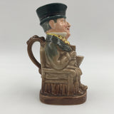 10237 - C - Vintage Royal Doulton Character Jug - Mr. Micawber - Dickens Series - "A" - Issued 1948-1960 - Box 24