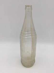 10286 -C - Vintage HIRES Root Beer Bottle - Frosted Glass - 1 Pint, 10fl oz - 1960's - Box 40