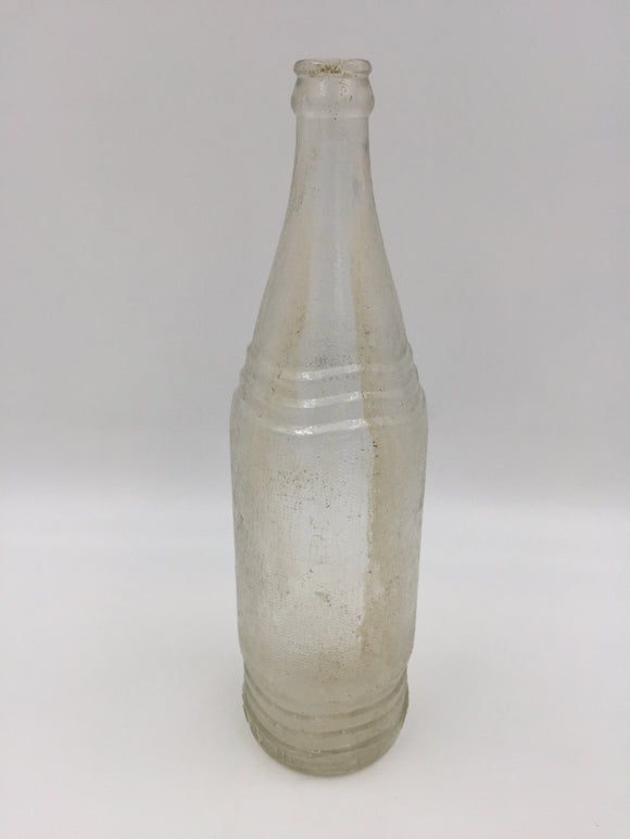 10286 -C - Vintage HIRES Root Beer Bottle - Frosted Glass - 1 Pint, 10fl oz - 1960's - Box 40