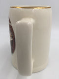 10331 - C - Vintage "Poker Sympathy" Mug / Stein - 22kt Gold Trim - Dogs Playing Poker - Box 33