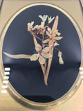 10335 - A - Gold Framed and Gold Matted Floral Arrangement  - Box 37