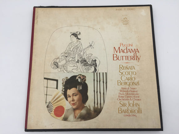 10338 - M - Record Album - Madama Butterfly - Puccini - 3 Record Set - Angel Stereo 1967 - Box 27