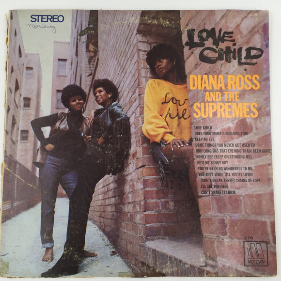 10345 - M - Record Album - Diana Ross & the Supremes - Love Child - Motown 1968 - Box 27