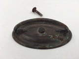 10369 - H - Vintage Cabinet/Drawer Pull - Ring Design - Horizontal Oval with Swivel Pull - Box 7