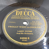 10390 - M - Record 78 RPM - Larry Fotine and His Orchestra - Decca Records - Box 23