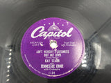 10407 - M - Record 78 RPM - Kay Starr and Tennessee Ernie with Orchestra - Capitol Records - 1124 -  Box 23