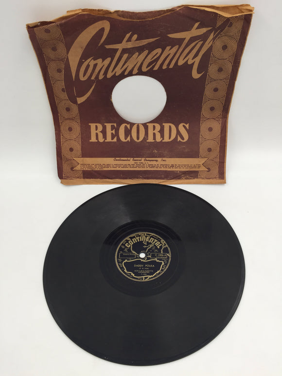 10411 - M - Record 78 RPM - Donald's Musette Orchestra - Continental Records - C-1006 - Box 23