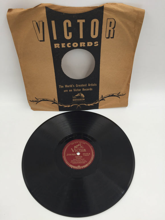 10416 - M - Record 78 RPM - Carlos Ramirez, Baritone with Victor Concert Orchestra - In Spanish - Box 23