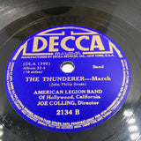 10422 - M - Record 78 RPM - American Legion Band of Hollywood, CA - Decca - DLA 1391 - Box 23